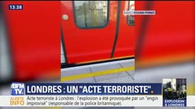 Londres: "J'ai entendu un gros boum à 10 mètres de moi, j'ai vu des flammes", raconte un témoin