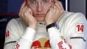 Le pilote français de l'écurie Toro Rosso est en plein doute
