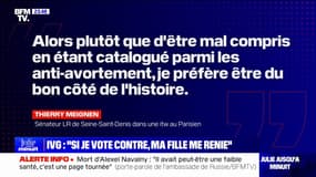 LA BANDE PREND LE POUVOIR - IVG: "Si je vote contre, ma fille me renie"