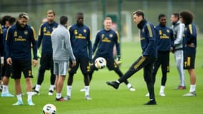 Mesut Özil à l'entraînement