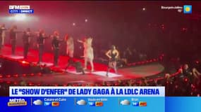 Hommage aux victimes du 13 novembre, plus grands succès ... retour sur le show de Lady Gaga à la LDLC Arena 