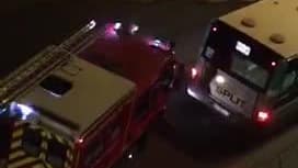 Véhicule en feu à Bobigny - Témoins BFMTV