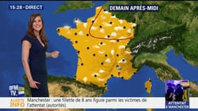 La météo pour ce mercredi 24 mai 2017