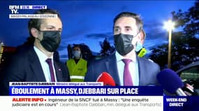 Eboulement à Massy: Jean-Baptiste Djebbari s’est rendu sur place 