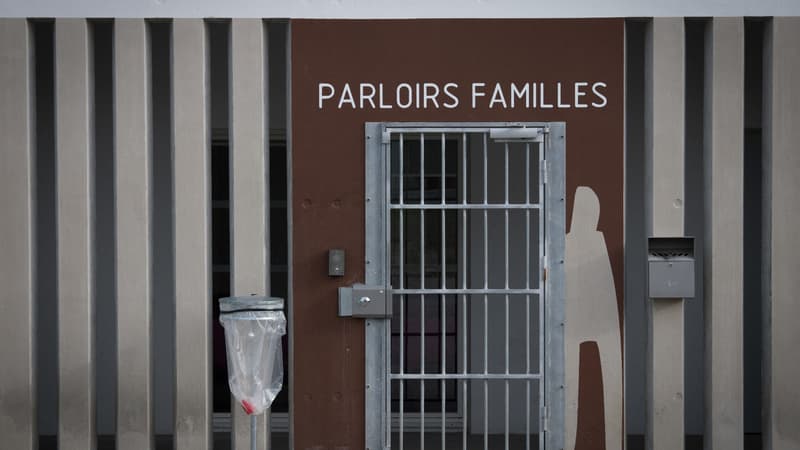 Parloir en prison (illustration)