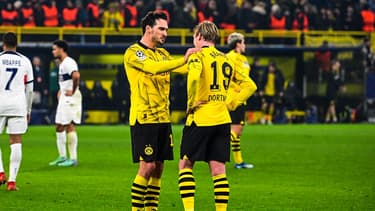 Mats Hummels et Julian Brandt, le 13 décembre 2023, à Dortmund.