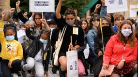 Des manifestants à Bordeaux, le 9 juin 2020