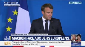 Emmanuel Macron: "En aucun cas, je ne souhaite que la Commission européenne devienne le secrétariat du Conseil européen"