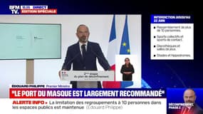 Edouard Philippe: "Je demande à chacun d'avoir le bon sens de comprendre ces règles"