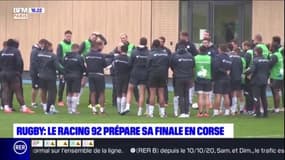 Rugby: le Racing 92 prépare sa finale de Champions Cup en Corse