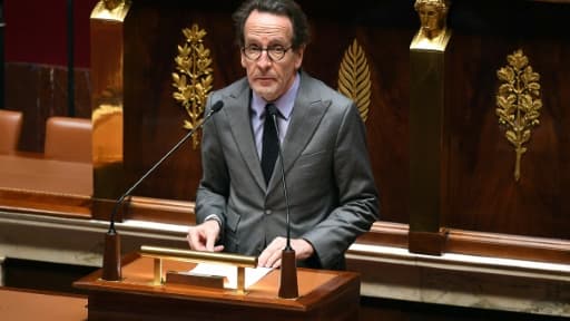 Gilles Le Gendre à l'Assemblée nationale le 28 avril 2020