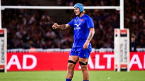 Bastien Chalureau avec le XV de France en 2023.