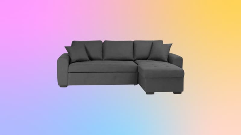 À moins de 500 euros, ce canapé convertible est parfait pour votre salon et pour vos invités
