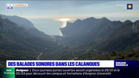 Des balades sonores sont organisées dans les Calanques