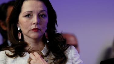 Valérie Boyer lors d'une conférence de presse le 10 janvier 2017