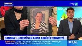 Sandra: le procès en appel arrêté et renvoyé