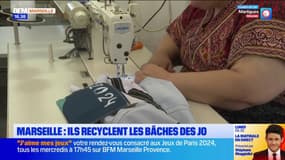 Marseille: en situation de handicap, ils recyclent les bâches utilisées lors des JO