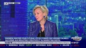 L'école Futurae, fondée par Viginie Calmels, forme aux industries créatives (jeux vidéos..) et au marketing digital: "Il y a beaucoup d'entreprises qui recherchent ces métiers là et qui ne trouvent pas de jeunes formés"