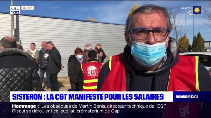 Sisteron : la CGT manifeste pour les salaires