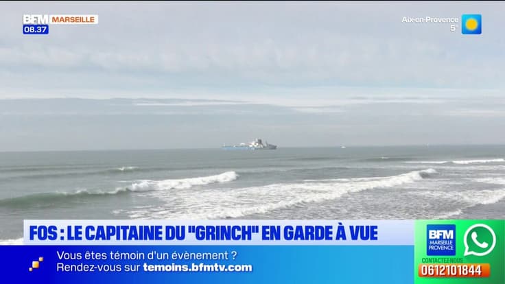 Fos : le capitaine du " Grinch " en garde à vue