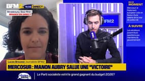 "Ce serait un coup de force": Manon Aubry prévient la Commission européenne en cas d'application provisoire du traité du Mercosur