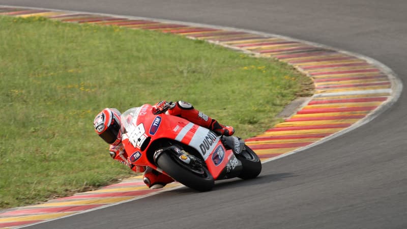 Nicky Hayden en action avec la GP12