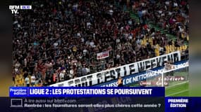 Football: les protestations des supporters de Ligue 2 contre les horaires de matchs continuent