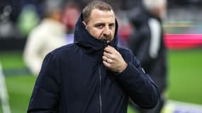Florian Maurice lors du match OL-Rennes (2-3, L1), le 26 janvier 2024