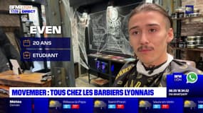 Lyon: les hommes se rendent chez le barbier à l'occasion de Movember