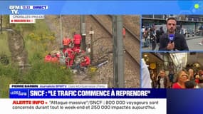 Sabotages sur le réseau SNCF: "Le trafic commence à reprendre", selon le ministre délégué aux Transports 