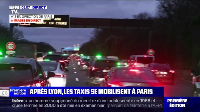 Après Lyon, les taxis se mobilisent à Paris contre la baisse de la tarification du transports de malades