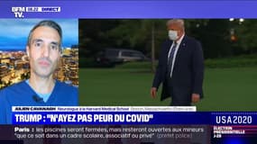 Pour le neurologue à la "Harvard Medical School" Julien Cavanagh, "Donald Trump est sorti de l'hôpital contre avis médical"