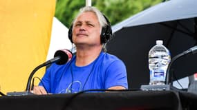 Denis Charvet lors d'une émission délocalisée du Super Moscato Show, le 9 juin 2023