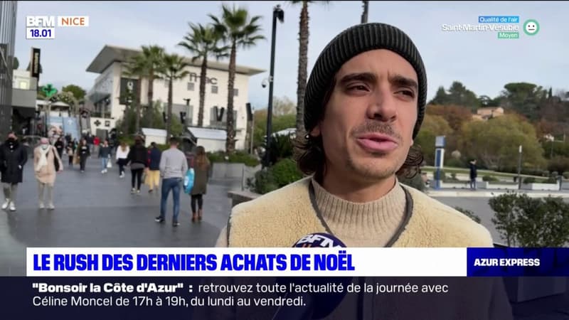Alpes-Maritimes: le rush des derniers achats de Noël