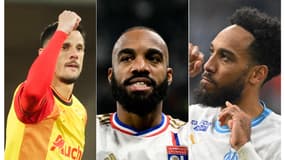 Florian Sotoca, Alexandre Lazette et Pierre-Emerick Aubameyang 