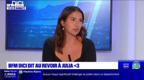 BFM DICI dit au revoir à la journaliste Julia Pellegrini qui rejoint BFM Nice Côte d'Azur