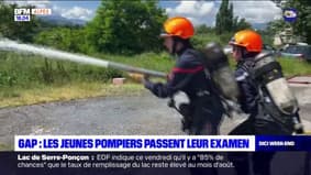 Gap: les jeunes sapeurs-pompiers passent leur examen