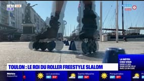 Toulon: Jérémy, le roi du roller freestyle slalom