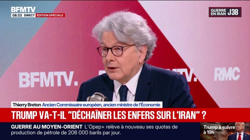 Sauvetage du pilote américain: "C'est l'Amérique qui gagne, sur une opération ponctuelle", déclare Thierry Breton, ancien Commissaire européen