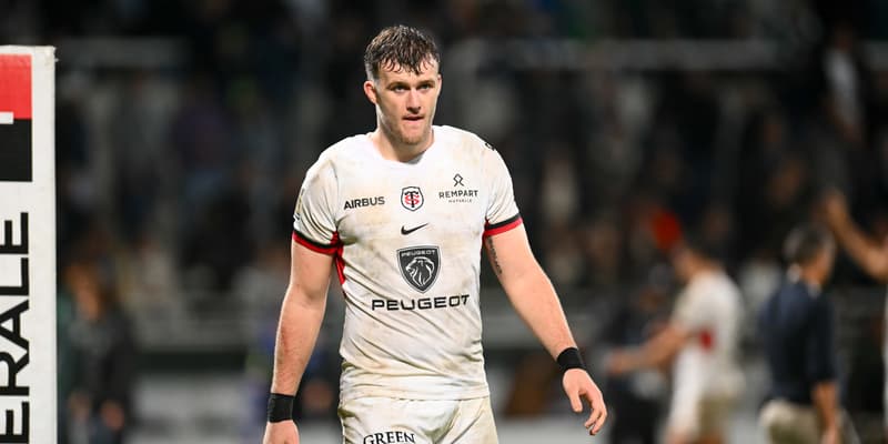Joshua Brennan, ici lors du match Pau-Toulouse (14-22, Top 14), le 19 octobre 2024