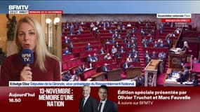 "Le gouvernement n'en a pas terminé avec la traque fiscale vis-à-vis de ceux qui travaillent", dénonce Edwige Diaz (RN)