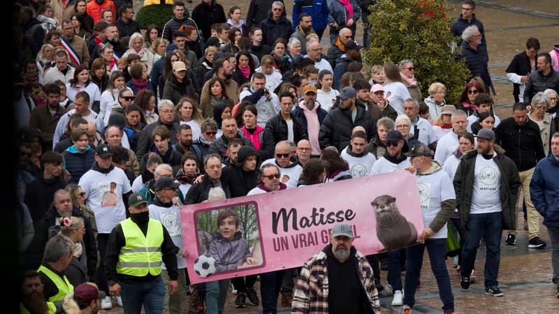 Mort de Matisse: près de 8.000 personnes pour la marche blanche en hommage à l'adolescent