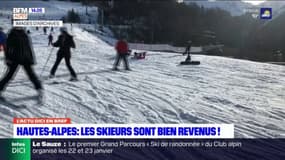 Hautes-Alpes: les skieurs sont bien revenus