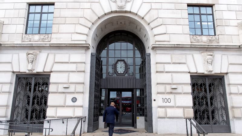 L'entrée d'Unilever à Londres.