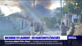 Saint-Laurent-du-Var: un incendie important ce jeudi, 50 personnes évacuées