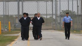 Photo d'illustration de prisonniers dans une prison fédérale américaine.