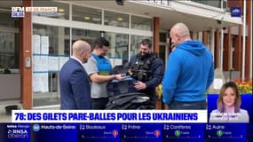 Yvelines: des gilets pare-balles pour les Ukrainiens