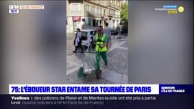 Paris: Ludovic, éboueur tiktokeur, entame sa tournée de sensibilisation