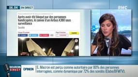 Un convoi de l'A380 d'Airbus bloqué par des handicapés dans le Gers