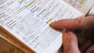 (Photo d'illustration) Un dictionnaire français.